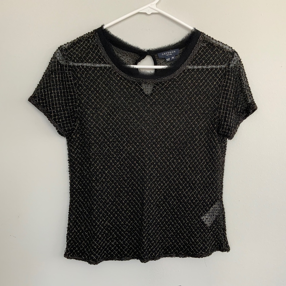 Gryphon xs black shirt